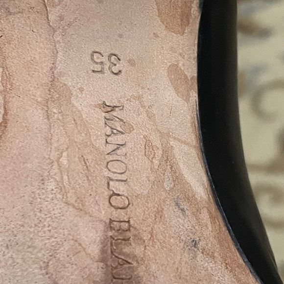 Manolo Blahnik leather Knee boots in black leather Size 35 - Picture 7 of 15